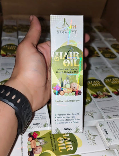 Alif Organics Hair Fall Control Oil, 200ml