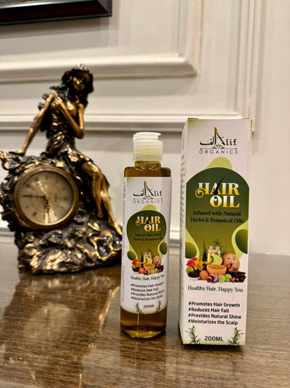 Alif Organics Hair Fall Control Oil, 200ml
