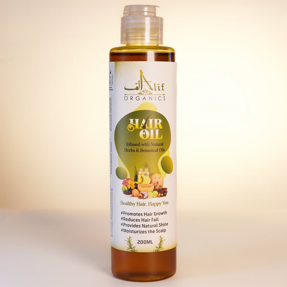 Alif Organics Hair Fall Control Oil, 200ml
